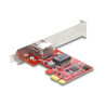 Delock PCI Express x1 Netzwerkkarte 2,5 Gigabit LAN 1 x RJ45 i225
