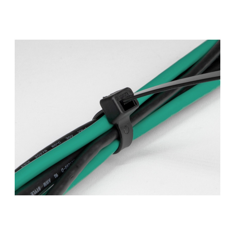 Delock Kabelbinder kälteresistent L 150 x B 3,6 mm schwarz 100 Stück