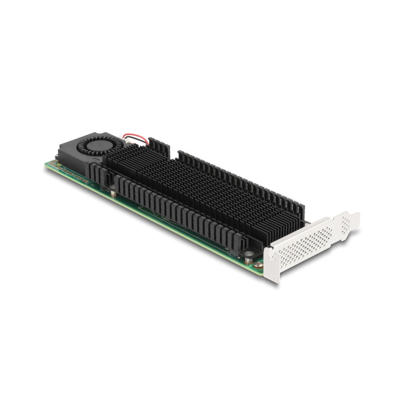 Delock PCI Express x8 Karte zu 2 x intern NVMe M.2 Key M mit RAID - Low Profile Formfaktor