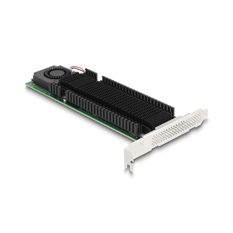 Delock PCI Express x8 Karte zu 2 x intern NVMe M.2 Key M mit RAID - Low Profile Formfaktor