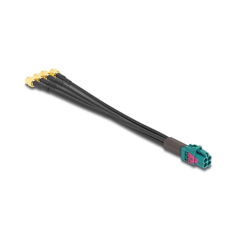 Delock Kabel Mini FAKRA Z Buchse quad zu 4 x SMA Stecker A-Typ Premium