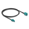 Delock Kabel Mini FAKRA Z Buchse single zu FAKRA Z Buchse single A-Typ