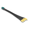 Delock Kabel Mini FAKRA Z Buchse quad zu 4 x SMA Buchse B-Typ
