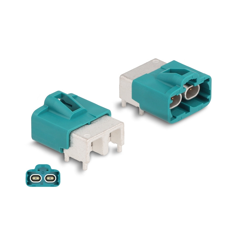 Delock Easy HighspeedData double Stecker gewinkelt für PCB