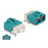 Delock Easy HighspeedData double Stecker gewinkelt für PCB