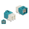 Delock Easy HighspeedData quad Stecker gewinkelt für PCB