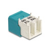 Delock Easy HighspeedData quad Stecker gewinkelt für PCB