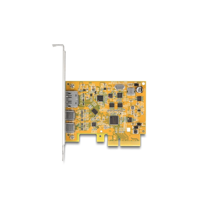 Delock PCI Express x4 Karte zu 1 x extern USB Type-C™ 10 Gbps Buchse + 1 x extern USB Type-C™ 10 Gbps (DP Alt Mode) Buchse