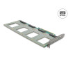 Delock PCI Express 4.0 x16 Karte zu 4 x intern U.2 NVMe SFF-8639 - Bifurcation (LxB: 288 x 122 mm)