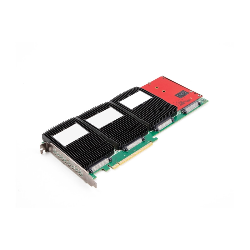 Delock PCI Express 4.0 x16 Karte zu 4 x intern U.2 NVMe SFF-8639 - Bifurcation (LxB: 288 x 122 mm)