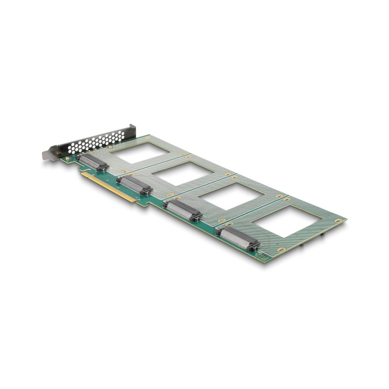 Delock PCI Express 4.0 x16 Karte zu 4 x intern U.2 NVMe SFF-8639 - Bifurcation (LxB: 288 x 122 mm)
