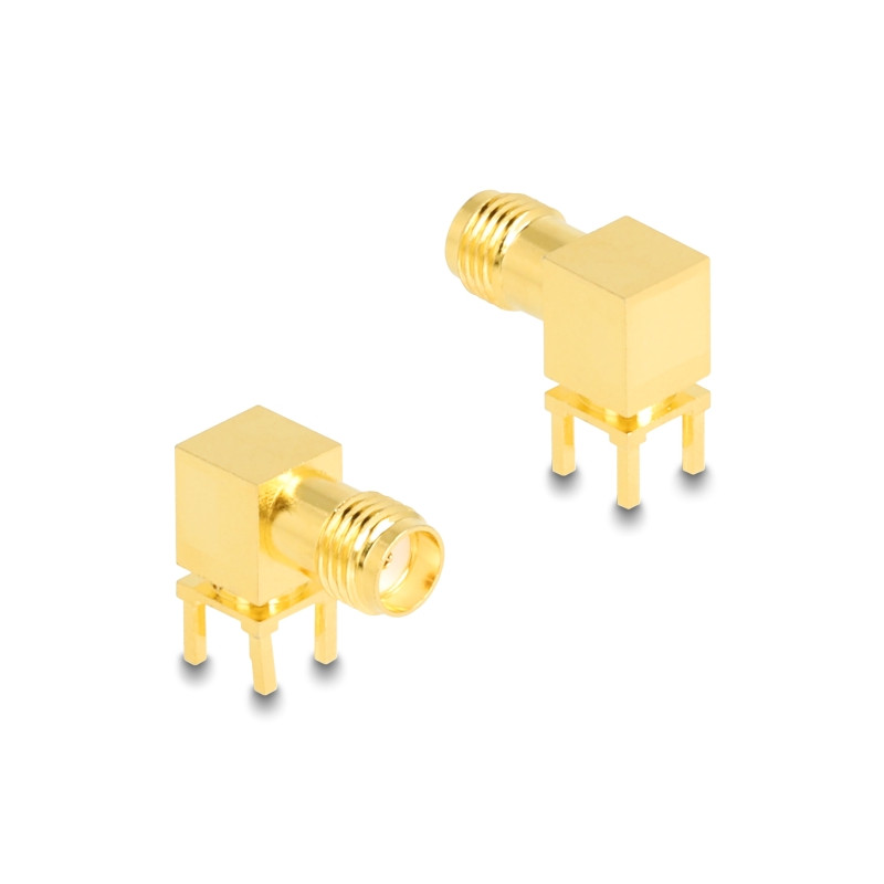 Delock Adapter SMA Buchse 90° PCB HBI59-1