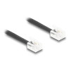 Delock Telefonkabel / Spiralkabel RJ11 Stecker zu RJ11 Stecker schwarz 5 m