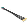 Delock Kabel Mini FAKRA Z Buchse quad zu 4 x SMA Stecker