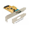 Delock PCI Express x1 Karte zu 1 x Seriell mit Spannungsversorgung ESD Schutz