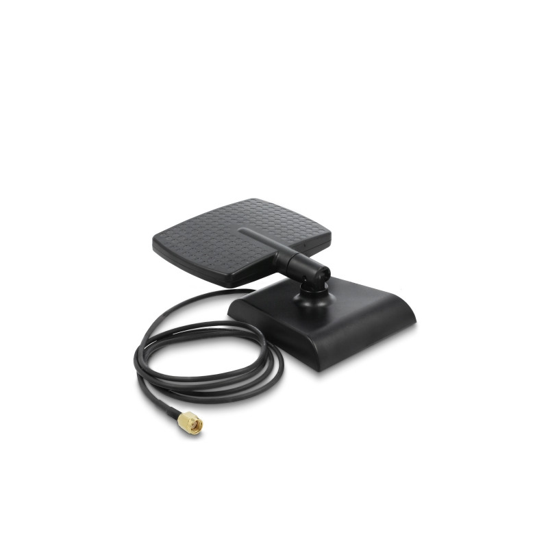 Delock WLAN WiFi 6 Antenne RP-SMA Stecker 4 - 6 dBi direktional mit magnetischem Standfuß mit Kippgelenk