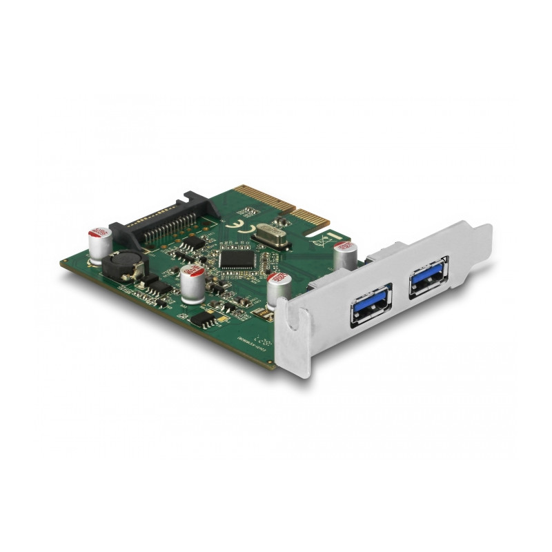 Delock PCI Express x4 Karte zu 2 x extern USB 3.2 Gen 2 Typ-A Buchse