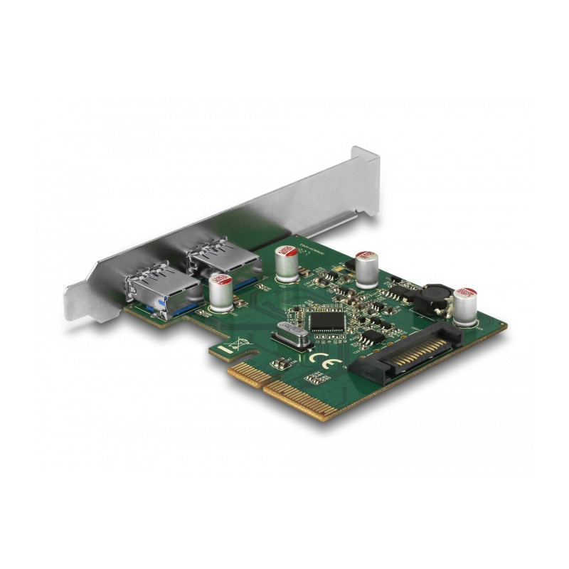 Delock PCI Express x4 Karte zu 2 x extern USB 3.2 Gen 2 Typ-A Buchse