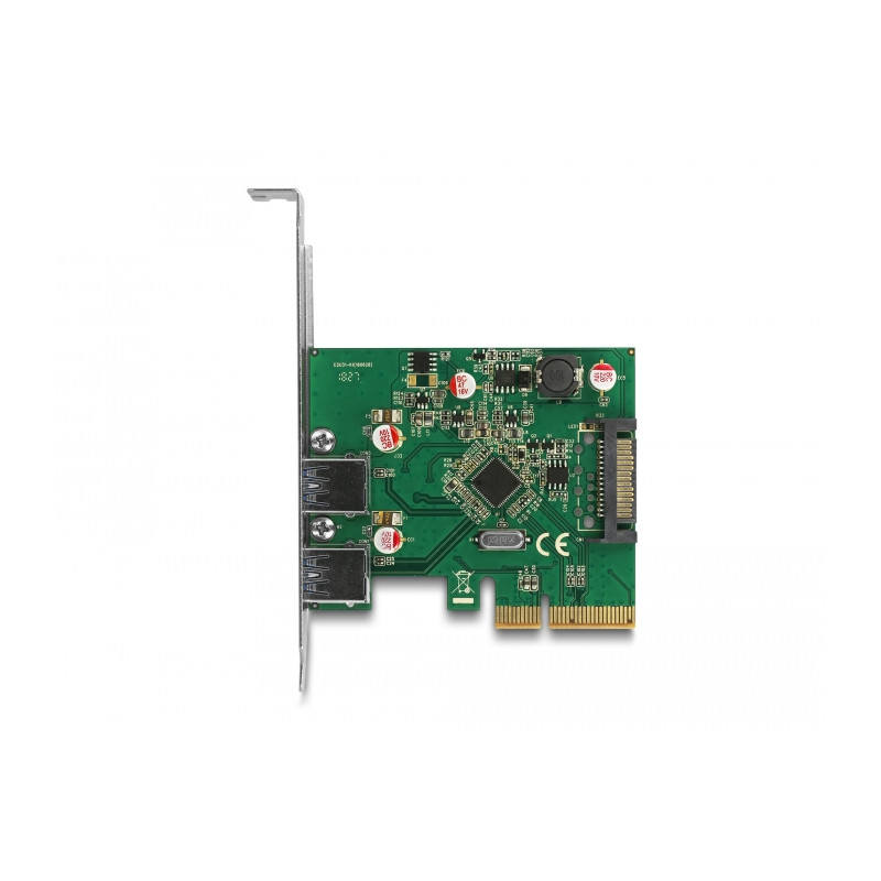 Delock PCI Express x4 Karte zu 2 x extern USB 3.2 Gen 2 Typ-A Buchse