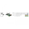 Delock PCI Express x4 Karte zu 1 x extern USB Type-C™ Buchse + 1 x extern USB Typ-A Buchse SuperSpeed USB 10 Gbps