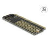 Delock PCI Express x16 (x4 / x8) Karte zu 1 x NVMe M.2 Key M für Server
