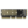 Delock PCI Express x16 (x4 / x8) Karte zu 1 x NVMe M.2 Key M für Server