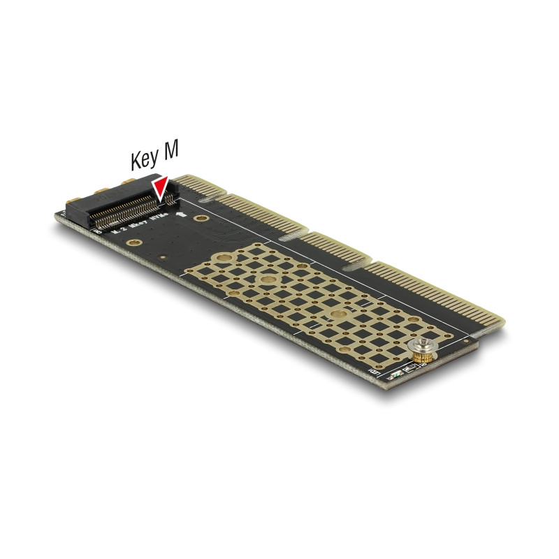 Delock PCI Express x16 (x4 / x8) Karte zu 1 x NVMe M.2 Key M für Server