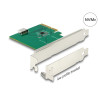 Delock PCI Express x4 Karte zu 1 x intern OCuLink SFF-8612 - Low Profile Formfaktor