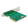 Delock PCI Express x4 Karte zu 1 x intern OCuLink SFF-8612 - Low Profile Formfaktor