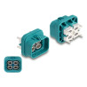 Delock Easy HighspeedData quad Stecker für PCB Schutzart IP67 / IP69K