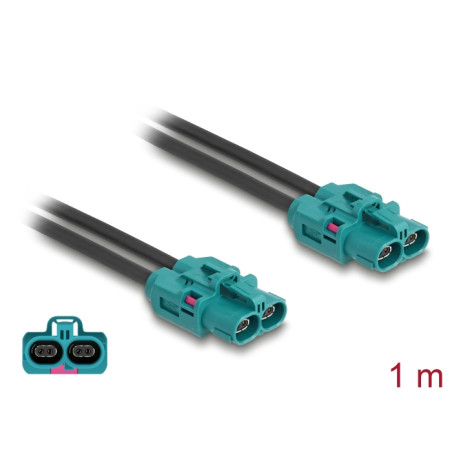 Delock Kabel Easy HighspeedData Z double Buchse zu Easy HighspeedData Z double Buchse 1 m
