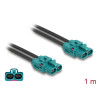 Delock Kabel Easy HighspeedData Z double Buchse zu Easy HighspeedData Z double Buchse 1 m