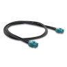 Delock Kabel Easy HighspeedData Z quad Buchse zu Easy HighspeedData Z quad Buchse 1 m
