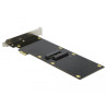 Delock PCI Express x1 Karte für 2 x SATA HDD / SSD