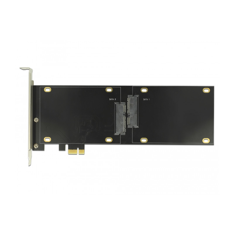 Delock PCI Express x1 Karte für 2 x SATA HDD / SSD