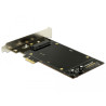 Delock PCI Express x1 Karte für 2 x SATA HDD / SSD