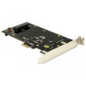Delock PCI Express x1 Karte für 2 x SATA HDD / SSD