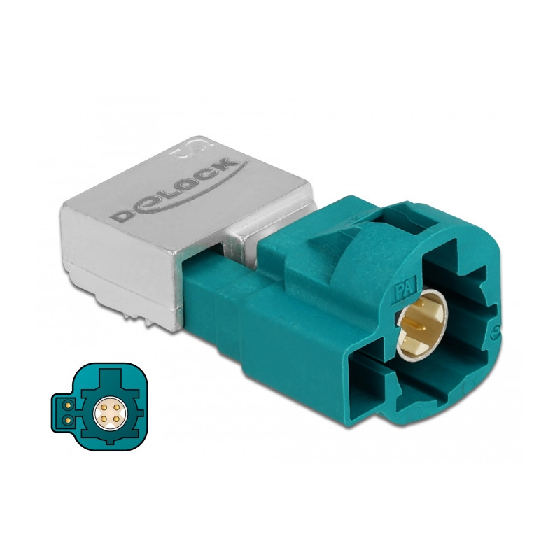 Delock HSD Z Stecker +2 Power Pins PCB