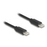 Delock USB 2.0 Type-C™ Spiralkabel Stecker zu Stecker 0,45 m bis 0,75 m schwarz
