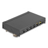 Delock Mini Desktop Patchpanel RJ45 Buchse 6 Port Cat.6A geschirmt schwarz - zur Montage an Tisch, Wand oder Hutschiene