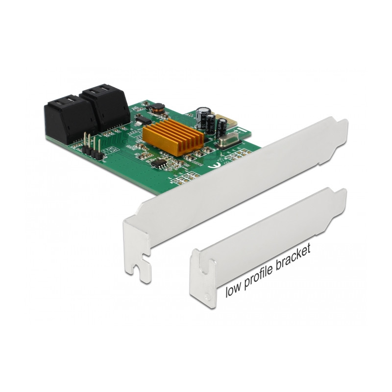 Delock 4 Port SATA PCI Express x1 Karte