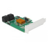 Delock 4 Port SATA PCI Express x1 Karte