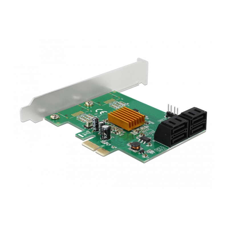 Delock 4 Port SATA PCI Express x1 Karte