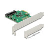 Delock 2 Port SATA PCI Express x1 Karte mit RAID