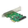 Delock 2 Port SATA PCI Express x1 Karte mit RAID