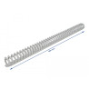 Delock Kabelkanal Flexibel selbstklebend schraubbar 35 x 30 mm - Länge 50 cm grau