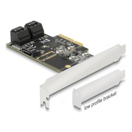 Delock 5 Port SATA PCI Express x4 Karte - Low Profile Formfaktor