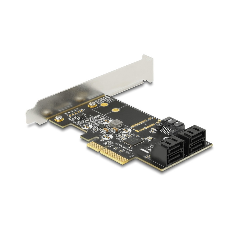 Delock 5 Port SATA PCI Express x4 Karte - Low Profile Formfaktor