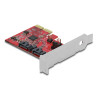 Delock 2 Port SATA PCI Express x2 Karte mit RAID 1 - Spiegelung bestehender Daten