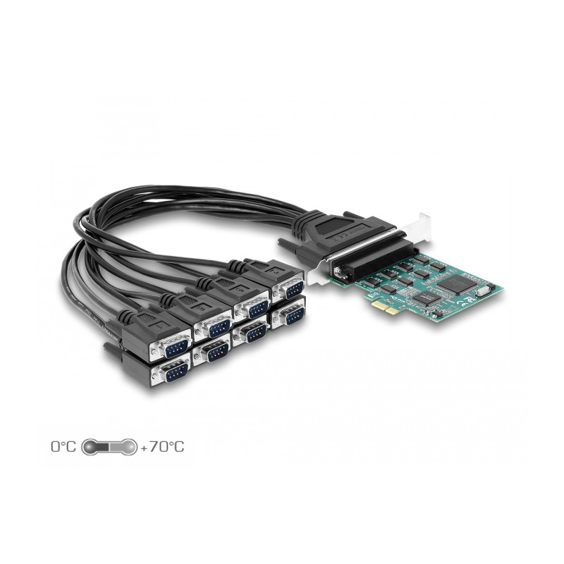 Delock PCI Express x1 Karte zu 8 x Seriell RS-232